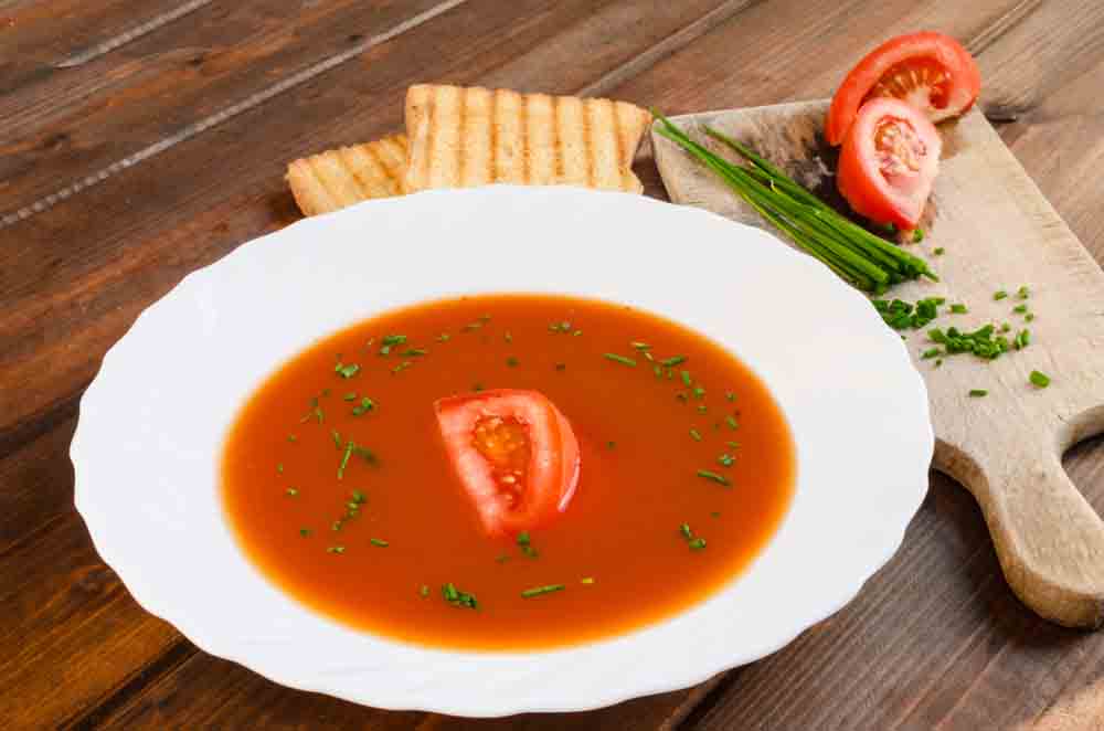 Tomato Egg Flower Soup