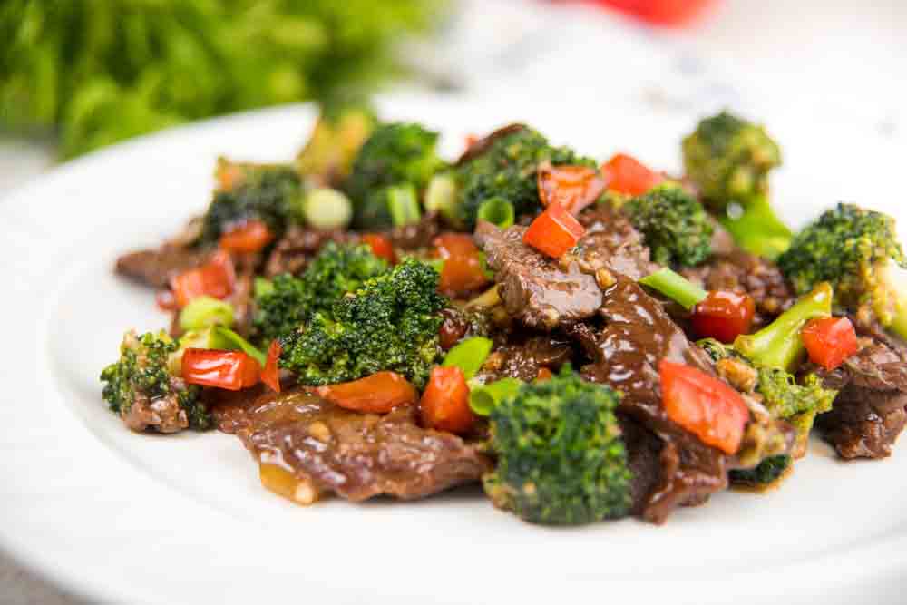 Cellophane Noodles with Beef and Oyster Sauce
