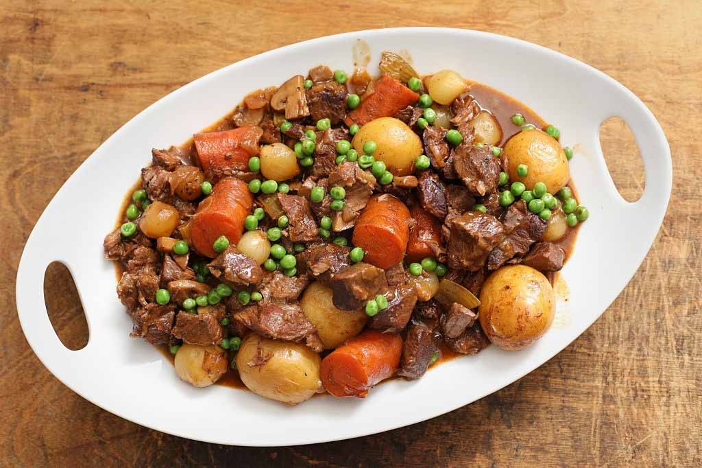 BEEF STEW WITH ORANGE ZEST & RED WINE - Healthy Food